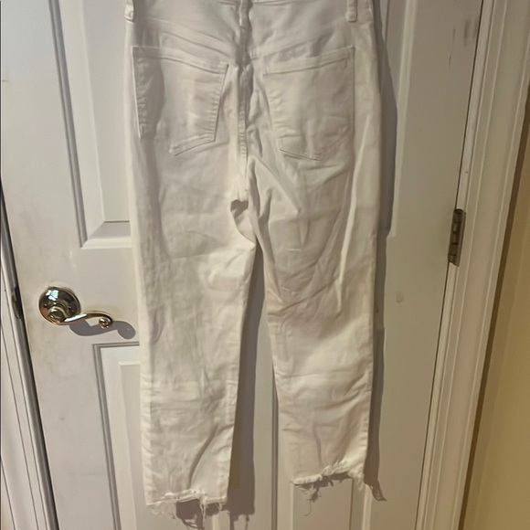 MADEWELL The Perfect Vintage Crop Jeans,white button front jeans women’s size 25 - Picture 10 of 13